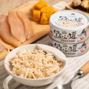 汪喵星球 DogCatStar 貓狗罐頭 汪喵無膠點心罐 嫩雞絲 80g (貓犬用) (FS300) (圖片4)