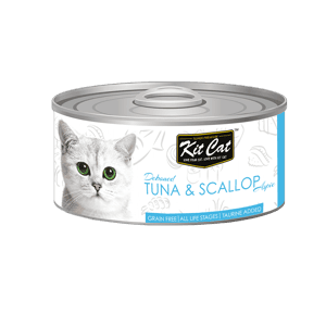 Kit Cat Kit Cat 無穀物肉凍貓罐頭 吞拿魚+扇貝 80g (KC-2249)