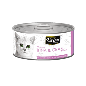 Kit Cat Kit Cat 無穀物肉凍貓罐頭 吞拿魚+蟹 80g (KC-2263)