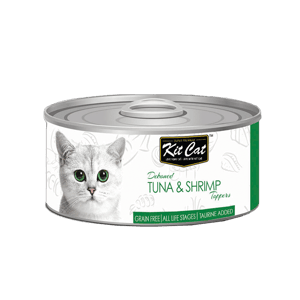 Kit Cat Kit Cat 無穀物貓罐頭 吞拿魚+蝦 80g (KC-2210)