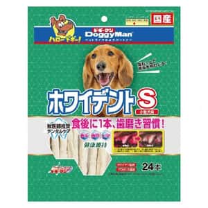DoggyMan DoggyMan 日本狗零食 小型犬用 白色潔齒棒 24本