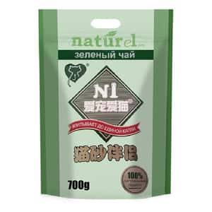豆腐貓砂 N1 naturel 天然玉米 豆腐貓砂 除臭加強 貓砂伴侶 700g (平行進口)
