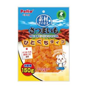 Petio Petio 狗零食 天然原味 香甜高纖乾甘薯粒 腸胃健康 140g #A54 (90501813)