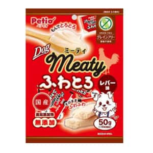 Petio Petio 狗零食 Meaty 日本產 低敏無穀物 無添加 鬆軟雞肝肉醬 50g (90502553)