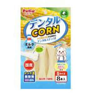 Petio Petio 狗零食 日本產牛奶味玉米潔齒骨 (+鈣・DHA・EPA) 8支裝 (90502661)