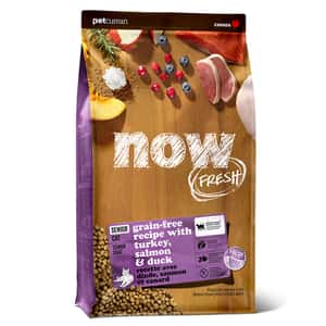 now FRESH now FRESH 貓糧 無穀物貓糧 老齡配方 火雞三文魚及鴨肉 黃紫 3lb
