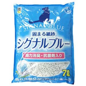 紙貓砂 日本Super Cat強力消臭抗菌 紙貓砂 6.5L (藍)