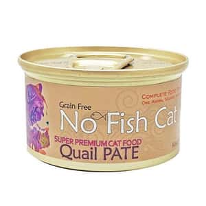 No Fish Cat No Fish Cat不吃魚的貓 貓罐頭 主食罐 鵪鶉肉醬 85g (NFC85QU)
