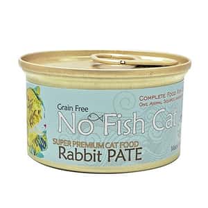 No Fish Cat No Fish Cat不吃魚的貓 貓罐頭 主食罐 兔肉肉醬 85g (NFC85RA)