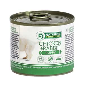 Nature Protection Nature's Protection 狗罐頭 幼犬主食罐 兔肉+雞肉 200g (KIK89200G)