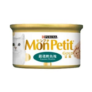 MonPetit MonPetit 貓罐頭 金裝系列 金裝鰹魚塊 85g (肉凍系列) (綠) (NE11638009)