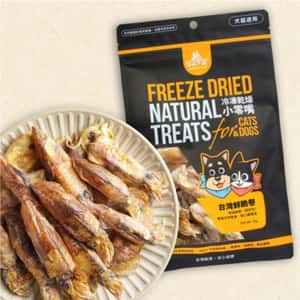 汪喵星球 汪喵星球 凍乾 DogCatStar 冷凍乾燥原肉小零嘴 海味 台灣小卷 魷魚 35g (貓犬用) (SN555)
