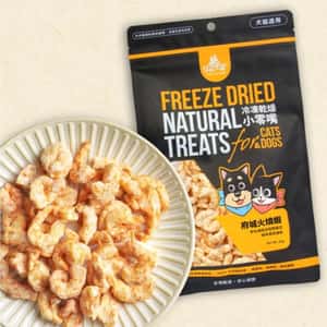 汪喵星球 汪喵星球 凍乾 DogCatStar 冷凍乾燥原肉小零嘴 海味 府城火燒蝦 20g (貓犬用) (SN548)