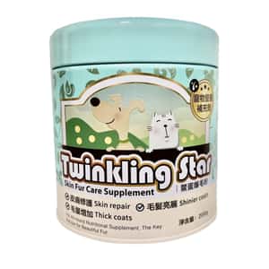 貓犬用保健用品 Twinkling Star 台灣鳖蛋爆毛粉 200g (TSW29012)