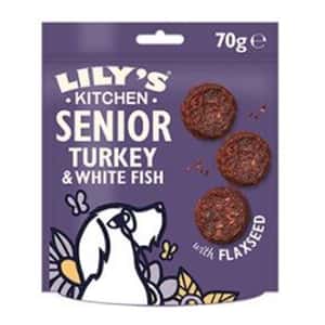 LILY'S KITCHEN LILY'S KITCHEN 狗小食 高齡犬小食 火雞白魚塊 70g (IDTSST70)