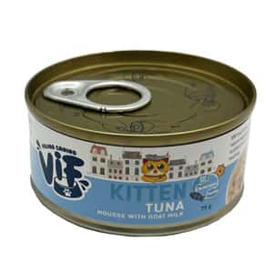 ViF ViF 貓罐頭 幼貓慕絲 吞拿魚配羊奶 75g (K1)
