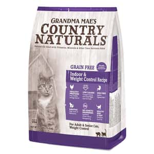 Country Naturals Country Naturals 貓糧 無穀物系列 體重控制及去毛球及室內貓配方 12lbs (CN0263)