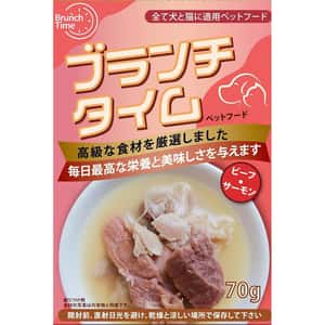 Brunch Time 輕時光 Brunch Time輕時光 貓狗適用鮮肉包 牛肉鮭魚 70g