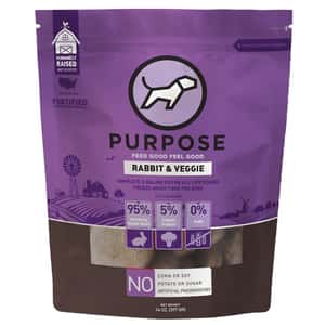 PURPOSE PURPOSE 狗糧 凍乾脫水生肉 單一蛋白 兔肉 14oz (001863)