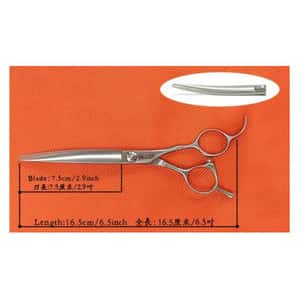 皮膚毛髮護理 Solidpet蘇力 專業美容剪 彎剪 6.5吋 (PCB650C)