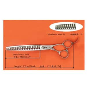 皮膚毛髮護理 Solidpet蘇力 專業美容剪 魚骨剪 7吋 (PCB7020F)