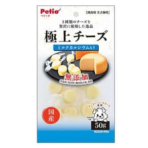 Petio Petio 狗零食 極上 日本產無添加 車打&高達芝士粒 (+牛奶鈣) 50g (90503016)