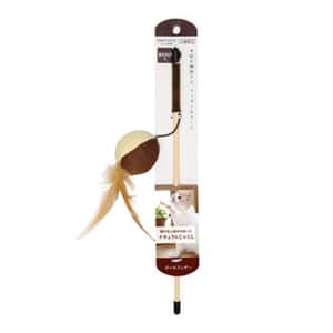 逗貓棒 Petio necoco 天然羽毛 木天蓼逗貓棒 附球球 (91602349)