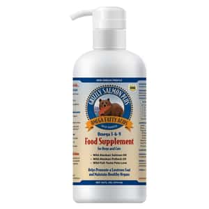 貓犬用保健用品 GRIZZLY熊之寶 貓犬保健品 強化野生三文魚油系列 脂肪酸 Omega3-6-9 補充液 474ml (GPP3118P)