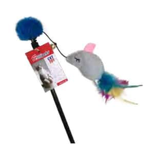 逗貓棒 Billipets 逗貓棒 小貓專用 老鼠 灰色 50cm (NS-17001)