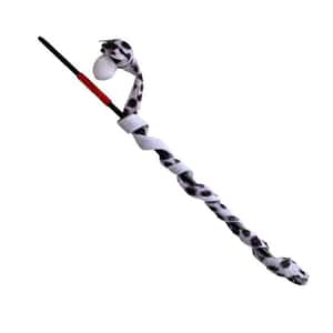 逗貓棒 Billipets 逗貓棒 超⻑⽑絨動物頭系列 黑白牛 70cm (NS-16125B)