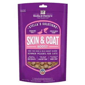 Stella and Chewy Stella & Chewy's 凍乾生肉貓糧 功能配方 有助皮毛健康 放養鴨及野生捕撈三文魚配方 7.5oz (SC127)