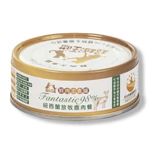 超越汪喵 超越汪喵 98%鮮肉主食罐 紐西蘭放牧鹿肉餐 80g (BP0001)