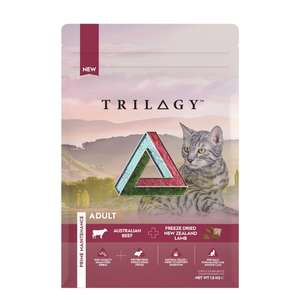 Trilogy Trilogy 無穀物成貓糧 澳洲牛肉+5%紐西蘭羊肺凍乾 1.8kg (TRB-001/TRK-001)