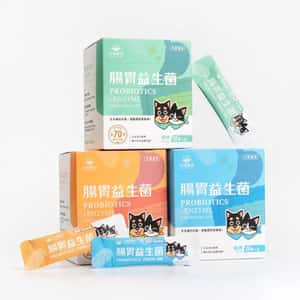 貓犬用保健用品 汪喵星球 益生菌 DogCatStar 腸胃益生菌 (魷魚味) 一盒2g*30 (貓犬用) (HS732)