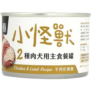 怪獸部落 怪獸部落 1&2種肉狗主食罐 羊肉佐嫩雞 165g (A023)