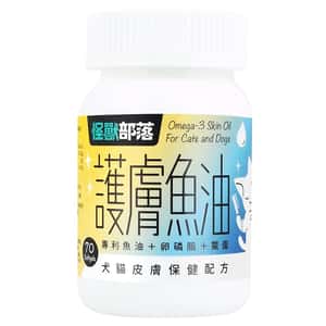 怪獸部落 怪獸部落 皮膚保健 護膚魚油 70顆 (E603)