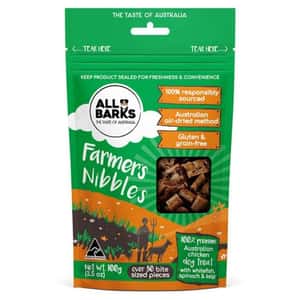All Barks All Barks Farmer's Nibbles 雞肉白魚粒粒狗小食 100g (DTABFAAB010ZZ)