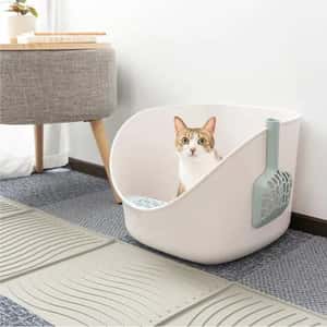 汪喵星球 DogCatStar 專利小白鯨砂盆 湖水藍 (49.5*41.5*35cm) (GC888) (圖片3)