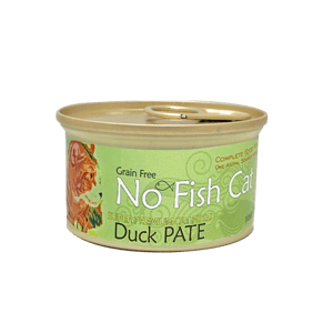 No Fish Cat No Fish Cat不吃魚的貓 貓罐頭 主食罐 鴨肉肉醬 85g (NFC85DU)