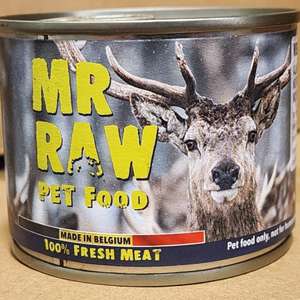 Mr Raw MR RAW 純天然罐頭 鹿肉配方 200g (貓狗共用) (V200g)