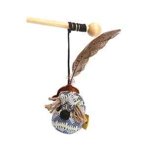 逗貓棒 PETSVILLE 長羽毛磁鐵老鼠貓薄荷逗貓棒 (P2020107A)