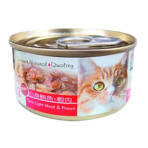 SEEDS SEEDS 貓罐頭 Tuna全天然貓罐 ⽩身鮪⿂+蝦⾁ 70g (tn01) 