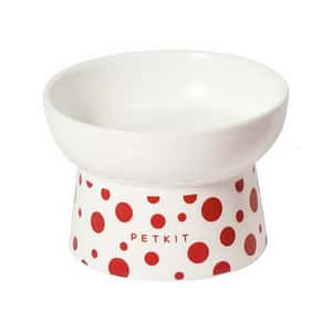 飲食用具 PETKIT 波點陶瓷高腳碗 紅白套裝 雙色 (pkfc1p) 