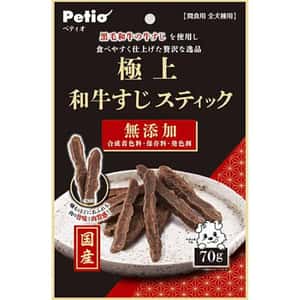Petio Petio 日本產 狗小食 極上風乾 黑毛和牛筋條 70g (90503305)