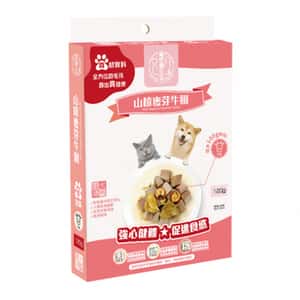 寵物養生堂 寵物養生堂 貓狗小食 鮮食包系列 山楂麥芽牛脷 120g (PH003)