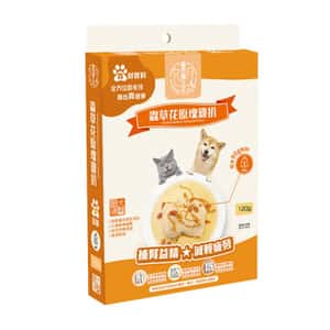 寵物養生堂 寵物養生堂 貓狗小食 鮮食包系列 蟲草花原塊雞扒 120g (PH005)