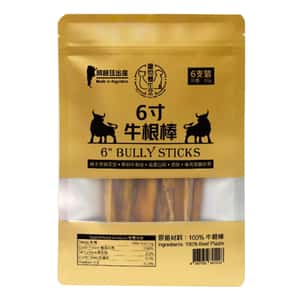 寵物養生堂 寵物養生堂 貓狗小食 6寸牛根棒 6支裝 60g (BS006)