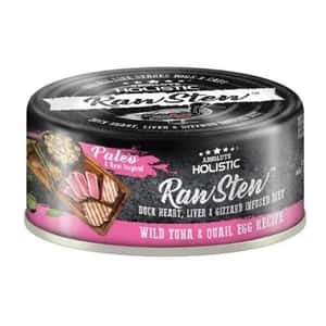 Absolute Holistic Absolute Holistic 貓狗罐頭 吞拿魚+鵪鶉蛋+鴨肉精粹 80g (AH-7366) 