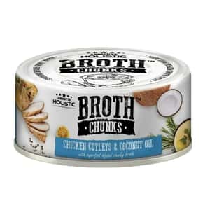 Absolute Holistic Absolute Holistic 貓狗罐頭 厚切雞塊+椰子油 80g (AH-5126) 