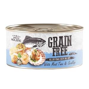 Absolute Holistic Absolute Holistic 貓罐頭 白肉吞拿魚+帶子 80g (AH-4396) 